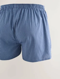 Next Blues Mixed Pattern 4 pack Woven Pure Boxers^ Underwear|Underwear