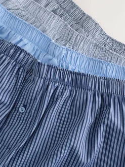 Next Blues Mixed Pattern 4 pack Woven Pure Boxers^ Underwear|Underwear