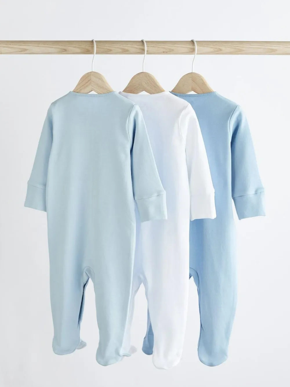 Next 3 Pack Baby Sleepsuits (0-2yrs)^BOY Multipacks|Nightwear