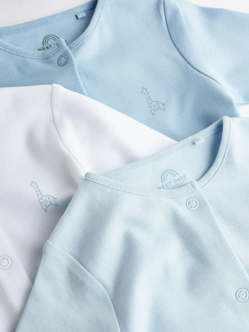 Next 3 Pack Baby Sleepsuits (0-2yrs)^BOY Multipacks|Nightwear