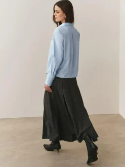 Next Fitted Stretch Essential Long Sleeve Shirts 2 Pack^Women Tops & T-Shirts|Blouses & Shirts