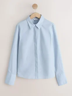 Next Fitted Stretch Essential Long Sleeve Shirts 2 Pack^Women Tops & T-Shirts|Blouses & Shirts