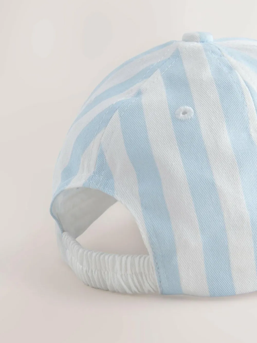 Next Blue/White Stripe Bluey Baseball 100% Cotton Cap (1-10yrs)