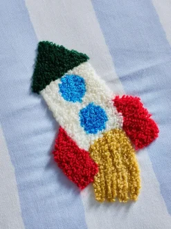 Next Blue/White Tufted Rocket Duvet Cover and Pillowcase Set