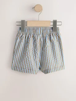 Clearance Next Blue/Yellow Swim Shorts 2 Pack (3mths-7yrs)