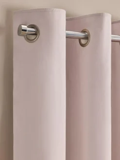Next Cotton Sateen Blackout Thermal Eyelet Curtains^ Curtains & Blinds