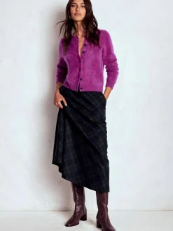 Best Boden Blue Hayley Wool Midi Skirt