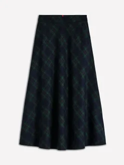 Best Boden Blue Hayley Wool Midi Skirt