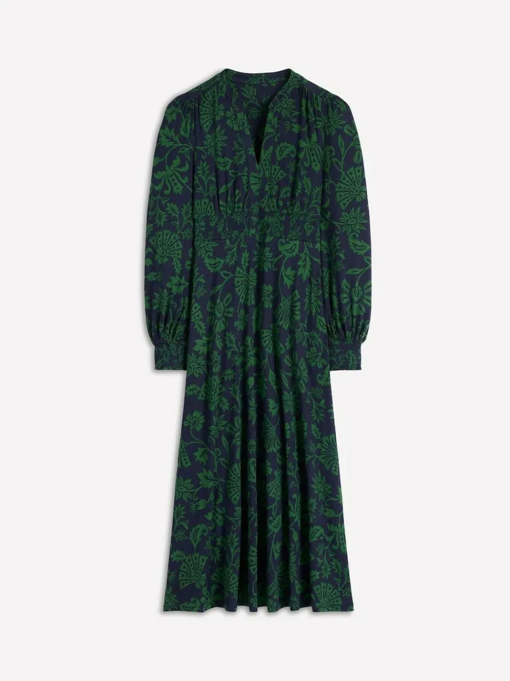 Clearance Boden Blue Ivy Smocked Midi Dress