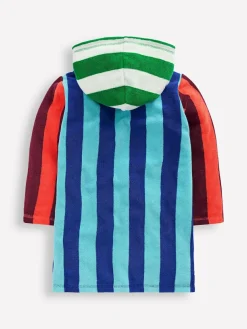 Boden Blue Towelling Zip-up Throw-on Cover Up^ Swimwear