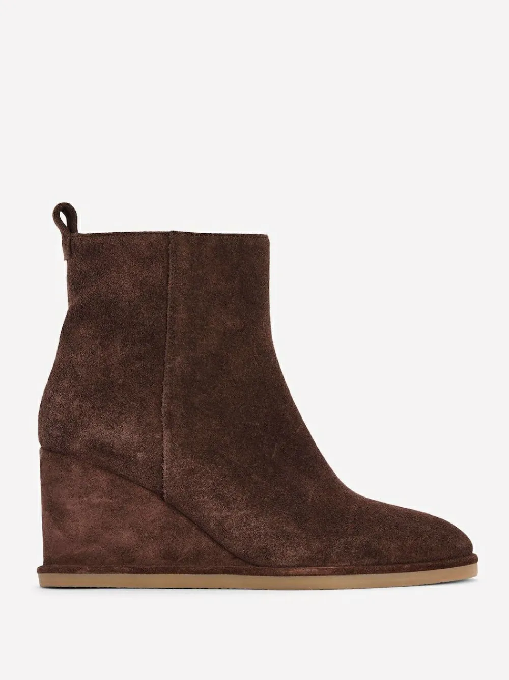 New Boden Brown Smart Wedge Boots