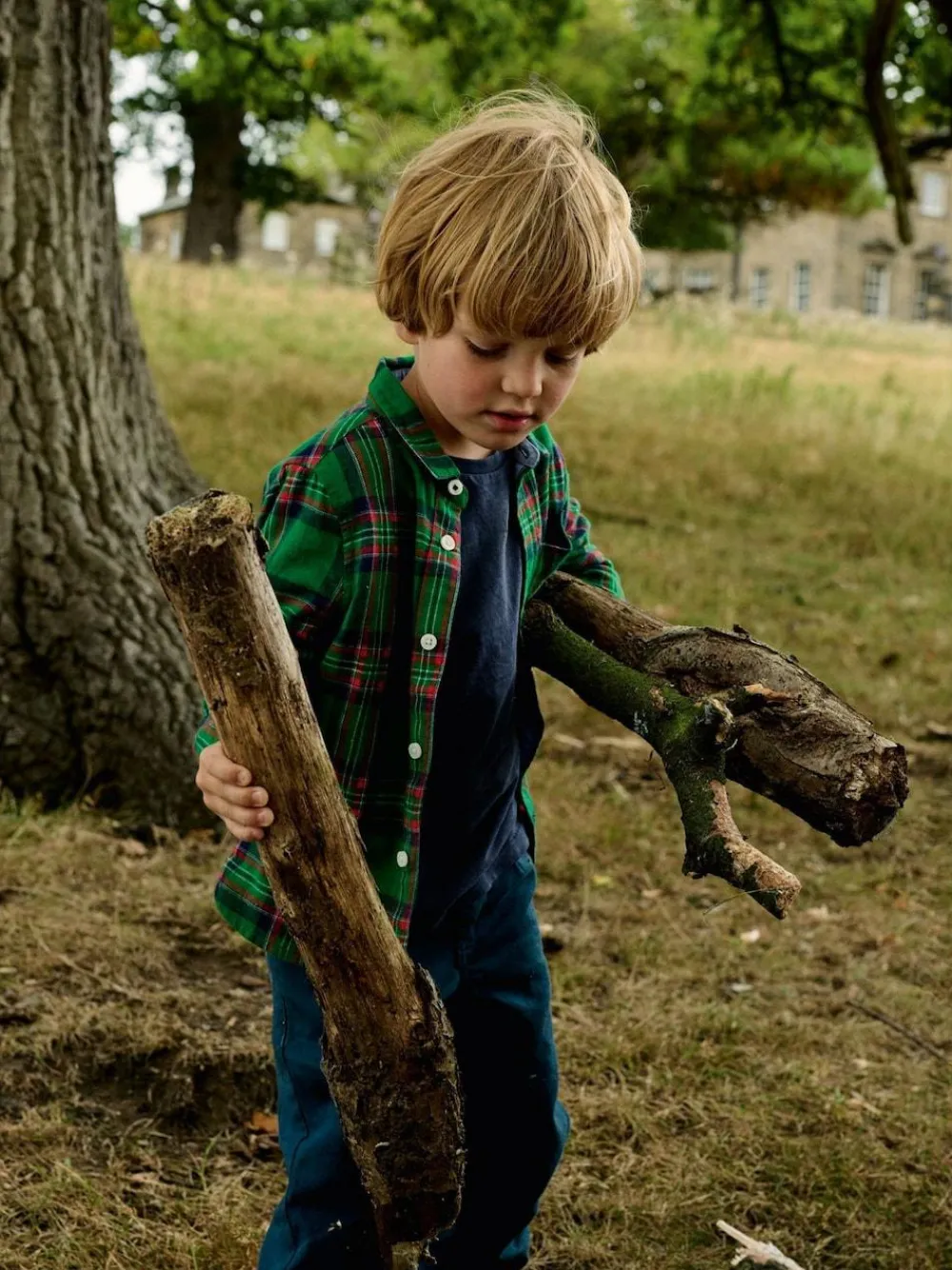 Clearance Boden Green Cosy Cotton Check Shirt