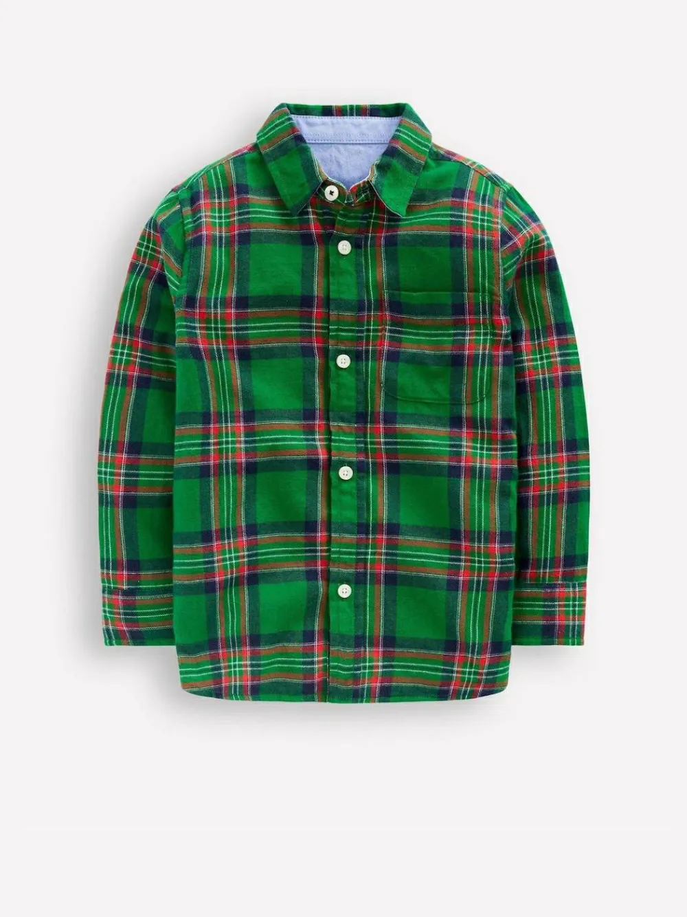 Clearance Boden Green Cosy Cotton Check Shirt