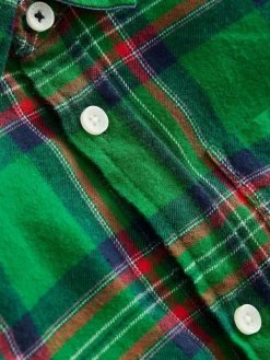 Clearance Boden Green Cosy Cotton Check Shirt