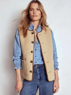 Boden Clerkenwell Reversible Gilet^Women Coats & Jackets|Coats & Jackets