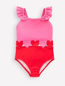 Boden Red Hallie Frill Strap Swimsuit^ Swimwear|Swimwear