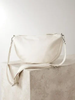 Outlet Next Bone Leather Sling Cross Body Bag