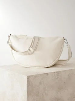 Outlet Next Bone Leather Sling Cross Body Bag