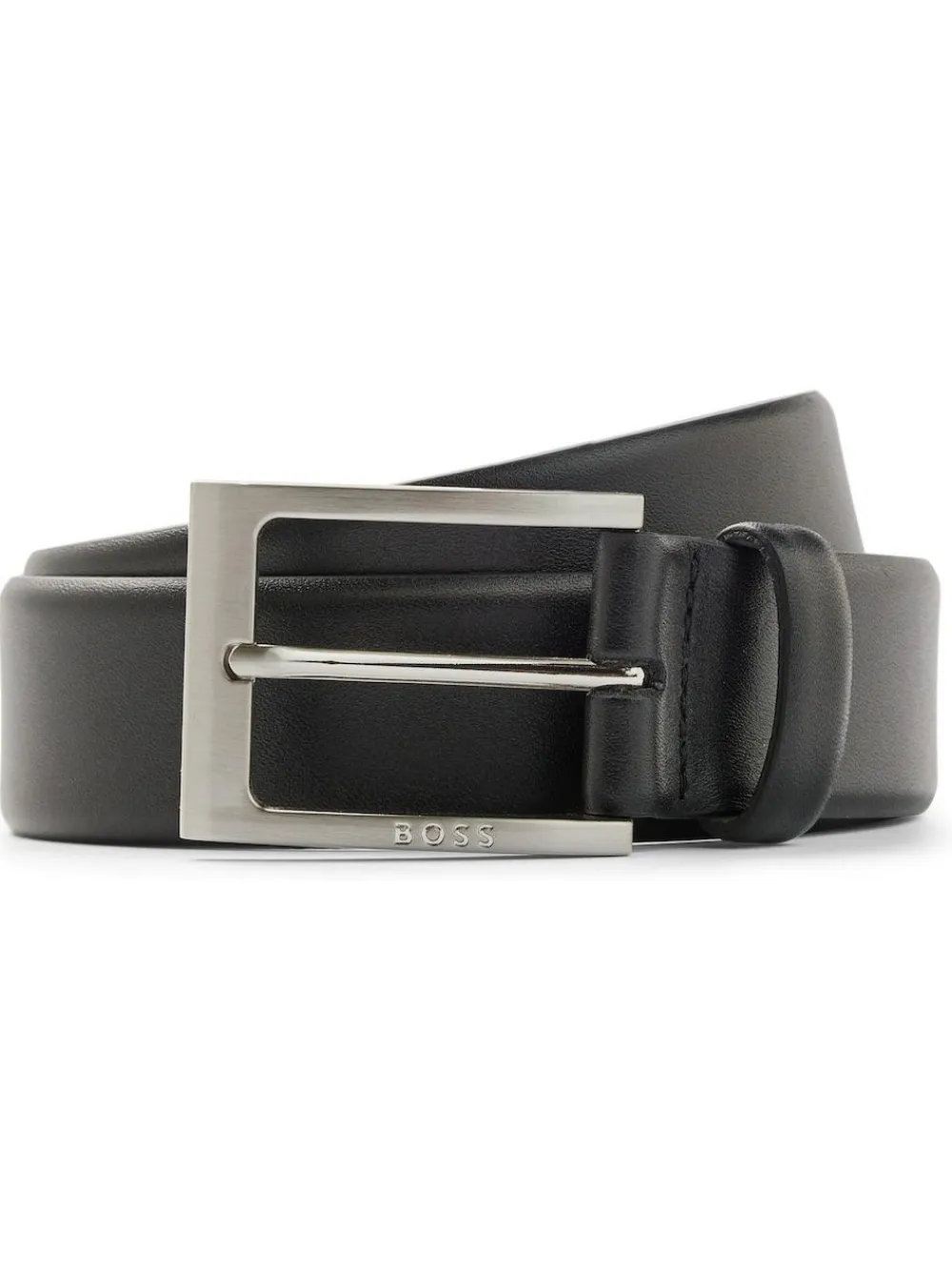 Outlet BOSS Black Barnabie Leather Belt