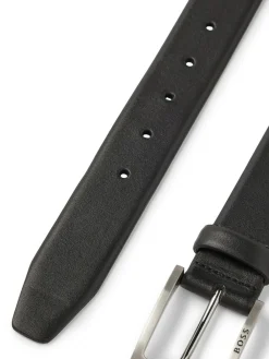 Outlet BOSS Black Barnabie Leather Belt