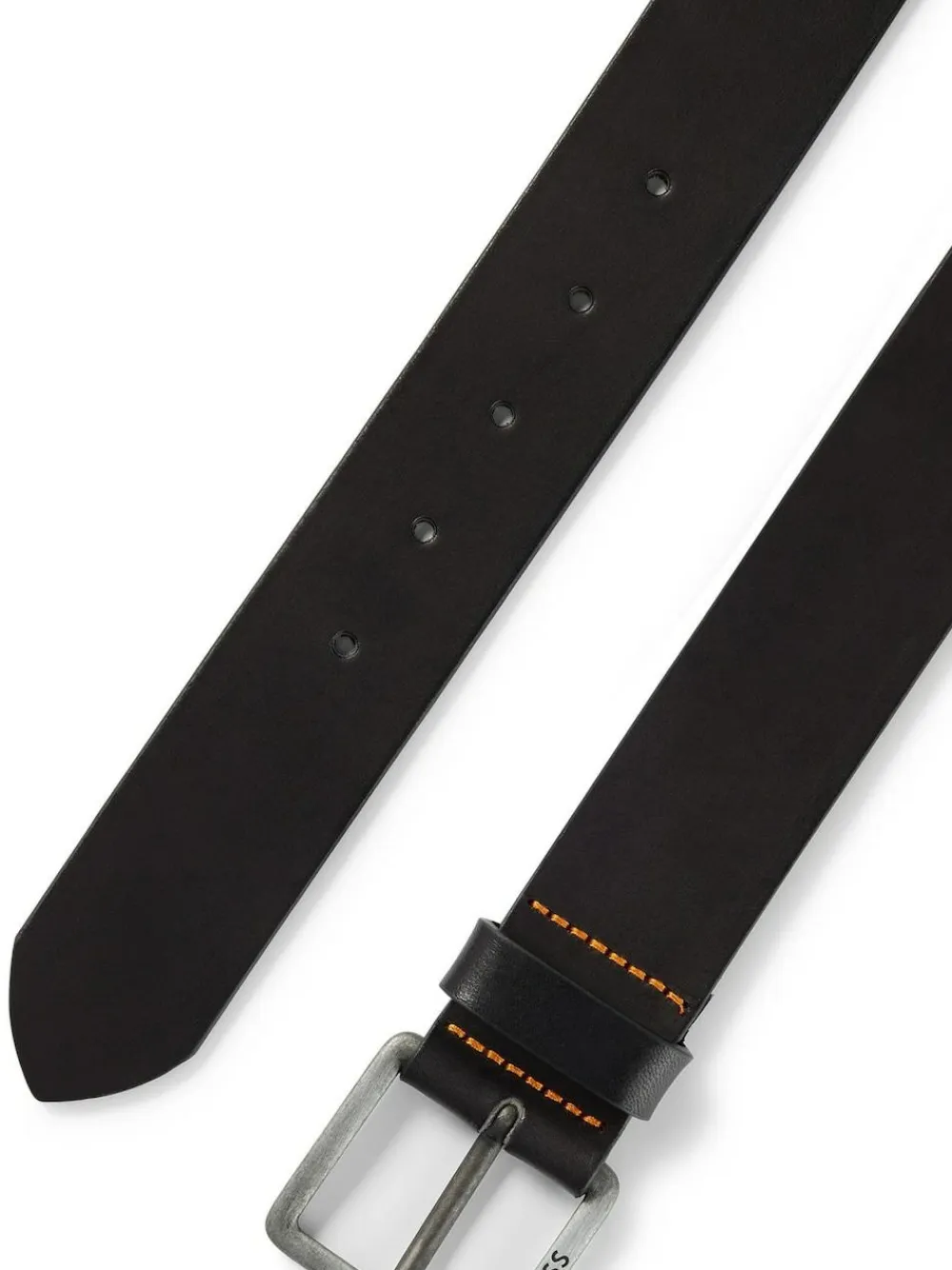 Online BOSS Baxton Leather Belt Black