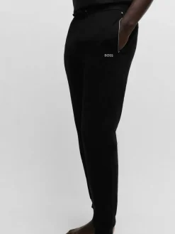 Outlet BOSS Black Chrome Stretch Cotton Tracksuit Bottoms