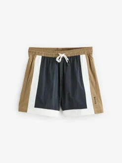 Sale BOSS Black Colour Block Swim Shorts