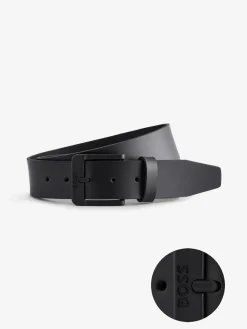 Best BOSS Black Jemio Logo Belt