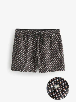 BOSS Black Printed Swim Shorts^ Swimwear
