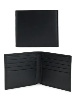 Clearance BOSS Black Randy Signature Logo Billfold Wallet