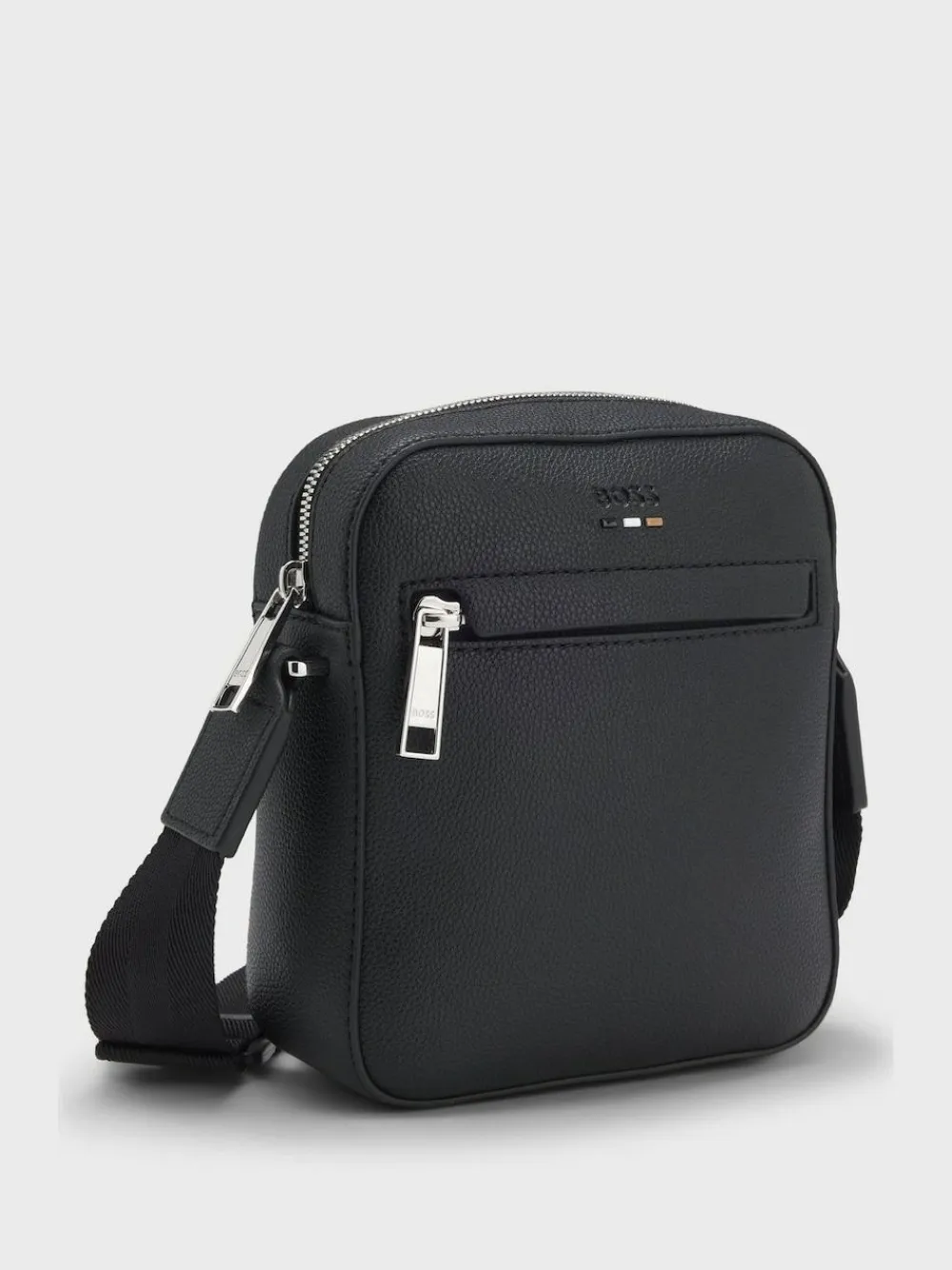 BOSS Black Ray Logo Zip Bag^ Bags