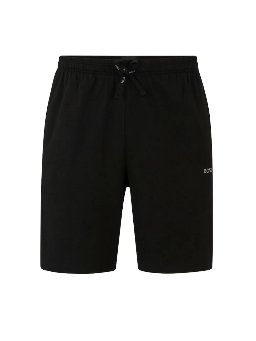 Outlet BOSS Black Regular-Fit Logo Stretch Shorts