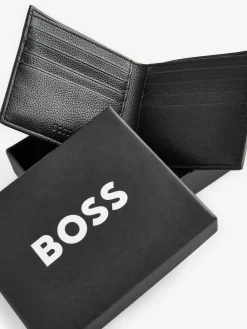 BOSS Black Signature Logo Ray Billfold Wallet^ Wallets