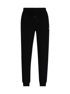 Discount BOSS Black Stretch Cotton Tracksuit Bottoms
