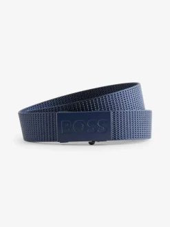 BOSS Blue Bosper Tape Logo Belt^ Belts & Braces