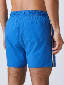 Online BOSS Iconic Side Stripe Logo Swim Shorts Blue
