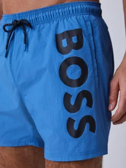 Online BOSS Octopus Logo Swim Shorts Blue