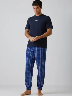 BOSS Blue Regular-Fit Logo Pyjamas Set^ Pyjamas