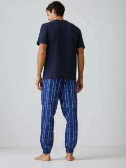 BOSS Blue Regular-Fit Logo Pyjamas Set^ Pyjamas