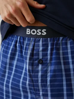 BOSS Blue Regular-Fit Logo Pyjamas Set^ Pyjamas
