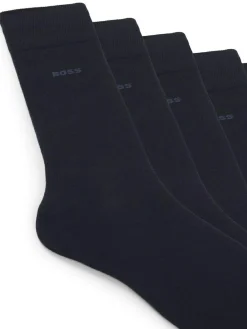 Hot BOSS Socks 5 Pack Blue