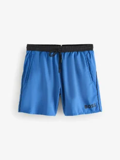BOSS Blue Starfish Quick Dry Swim Shorts^ Swimwear