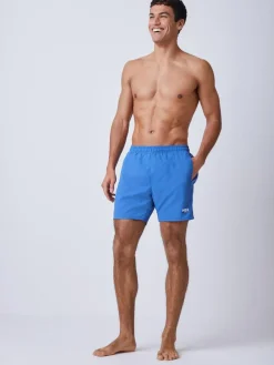 Hot BOSS Blue Swordfish Logo Swim Shorts