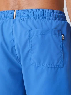 Hot BOSS Blue Swordfish Logo Swim Shorts