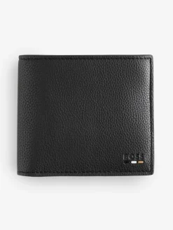 BOSS Brown Ray Signature Logo Billfold Wallet^ Wallets