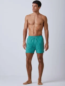 Best BOSS Iconic Side Stripe Logo Swim Shorts Green