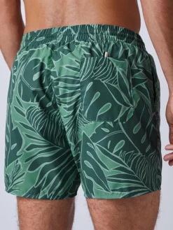 Best BOSS Piranha Printed Swim Shorts Green