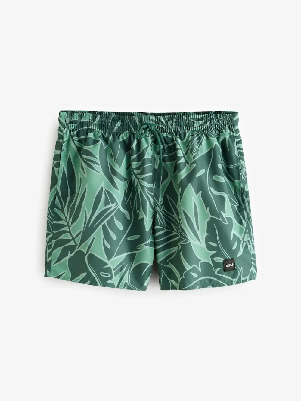Best BOSS Piranha Printed Swim Shorts Green