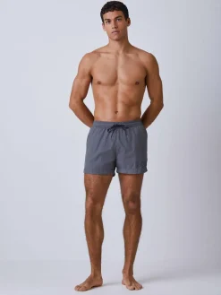 Discount BOSS Mooneye Logo Swim Shorts Grey