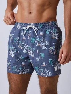 BOSS Piranha Printed Swim Shorts^ Swimwear